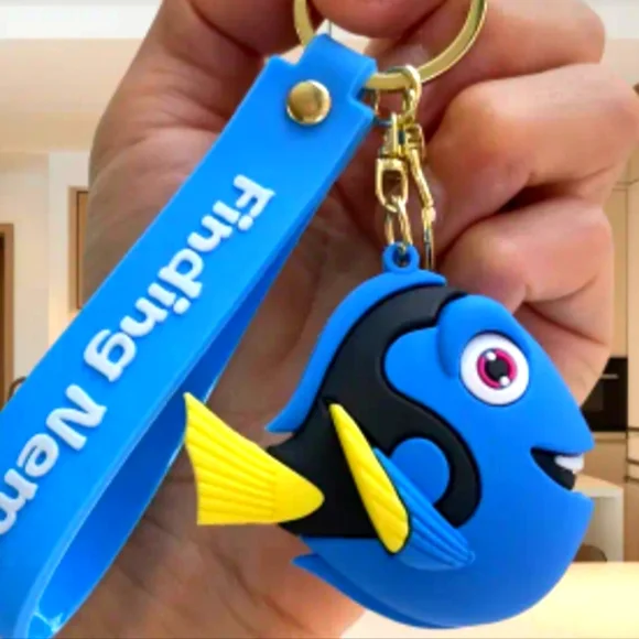 DORY FROM FINDING NEMO KEY FOB PURSE CHAIN 4 IN