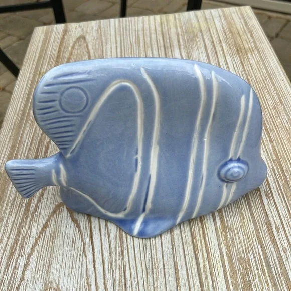 Ceramic Fish Decor - Blue