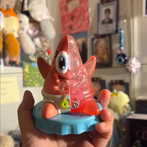 Patrick Starfish Aquarium Ornament - Pink and Blue