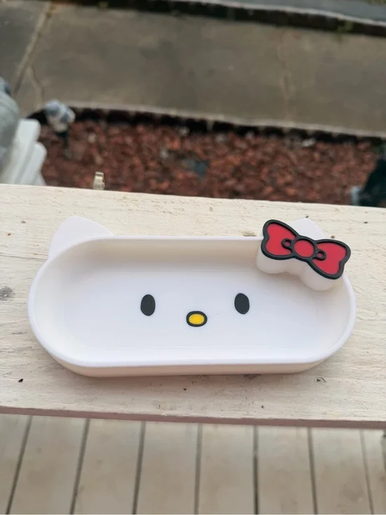 Hello Kitty Glasses Holder Tray | Cute Kawaii Eyeglass Organizer | Catchall