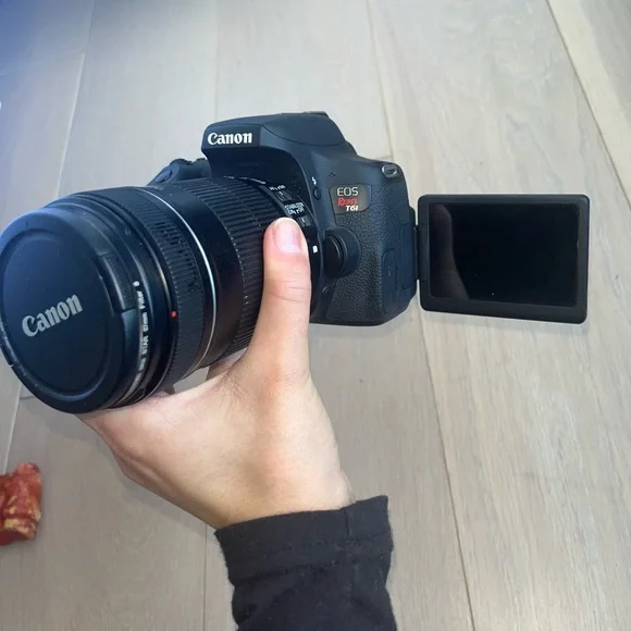 Canon EOS Rebel T6i Digital SLR with EF-S 18-135mm is STM Lens - Wi-Fi Enabled.