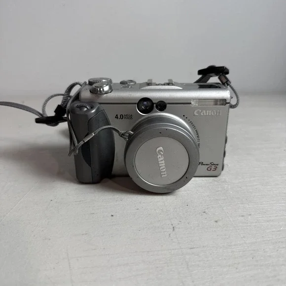 Canon PowerShot G3 4.0MP Digital Camera Silver UNTESTED
