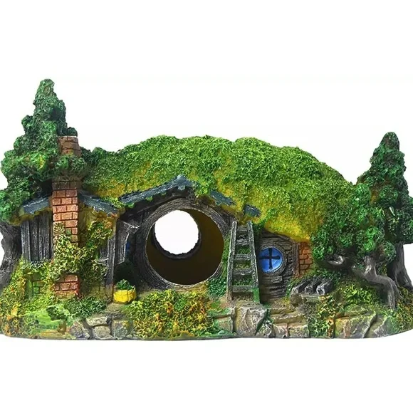 Charming Green Hobbit House Decor