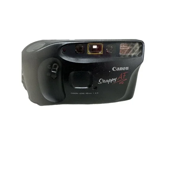 Canon Snappy AF Lens 35mm Point & Shoot Film Black Compact Camera
