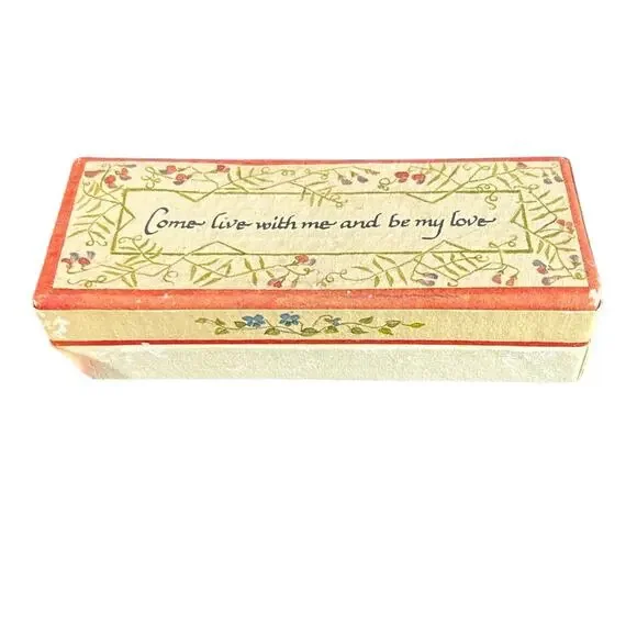 Mini Rectangular box with lid- for your love- quote- 5