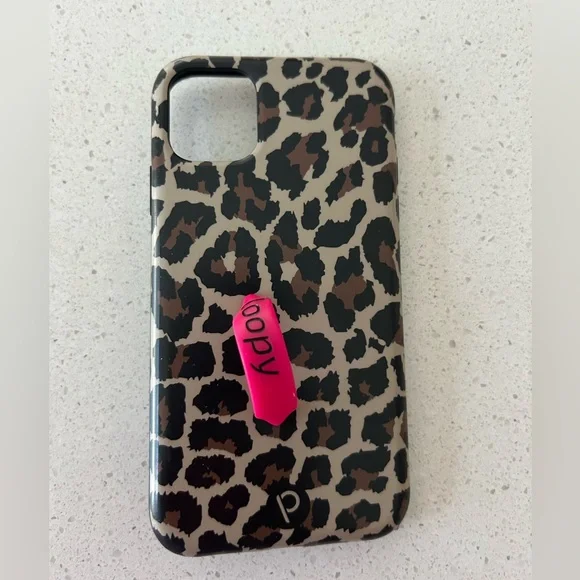 Loopy iPhone Cell Phone Case Leopard Print