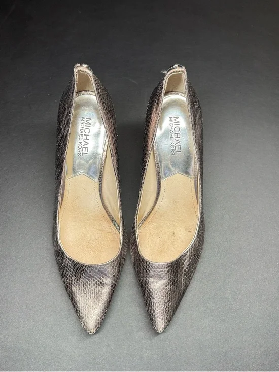 Michael Kors Metallic Brown Pointed-Toe Heels