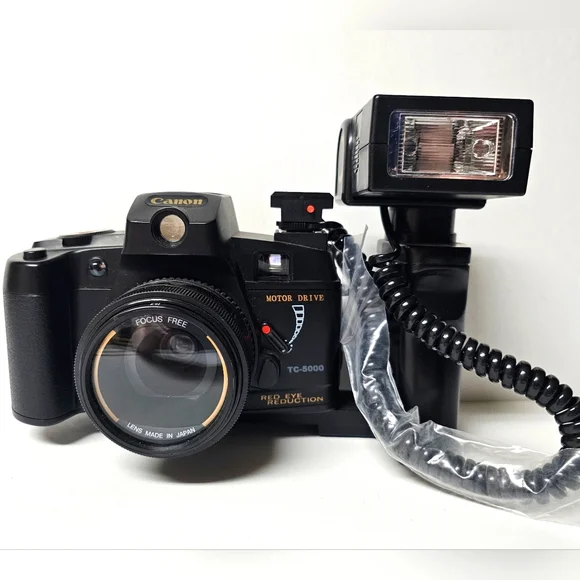 Canon Motor Drive TC-5000 Red Eye Reduction With Floodlight (No Battery)