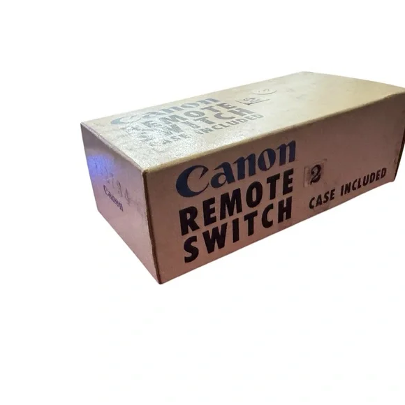 Vintage Canon Remote Switch Film Camera Shutter Release with Case Untested
