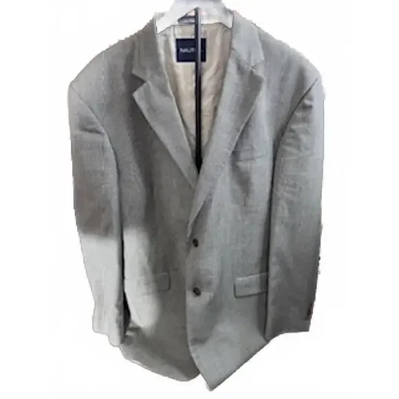 Nautica Men's Gray Blazer 48L‎ - Lord & Taylor Classic and Stylish 100% Wool