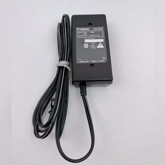 Genuine Canon CA-E7A AC/DC Power Supply Adapter 6V 1.5A/6V 1.1A 9W OEM