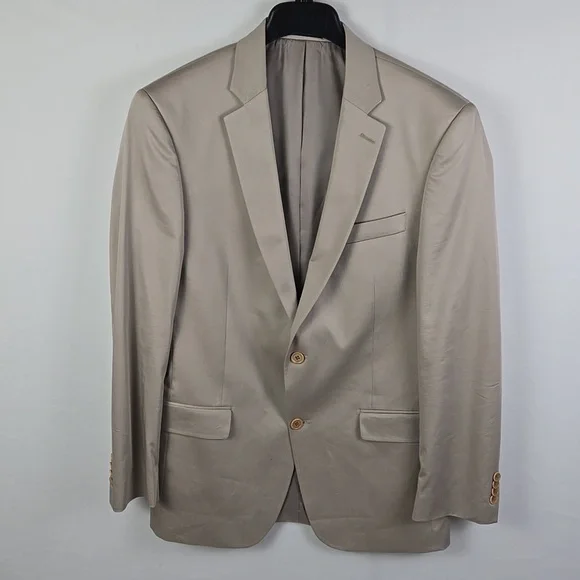 John Varvatos USA Men's Champagne Suit Jacket Sports CoatnBlazer 40R