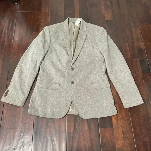 NWT Banana Republic Tailored Slim Size 40 Mens Suit Jacket Grey