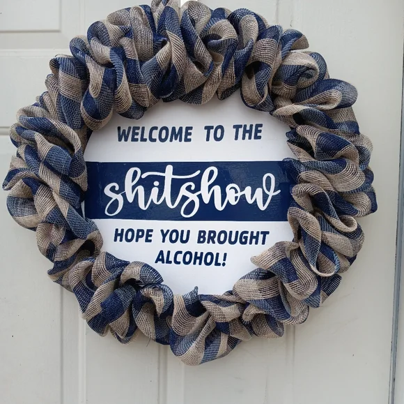 Welcome to the Shitshow wreath