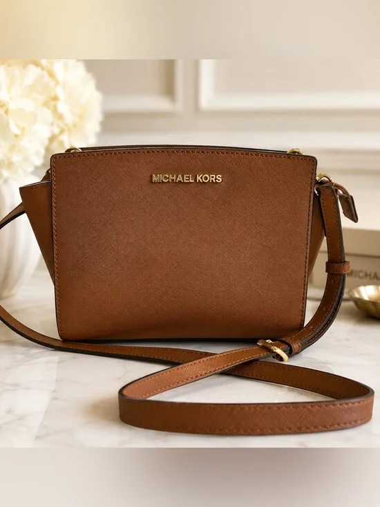 Michael Kors Tan Crossbody Bag