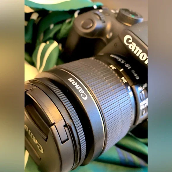 Canon EOS Rebel T7 DSLR Camera|2 Lens Kit with EF18-55mm Lens, Black mic carrier
