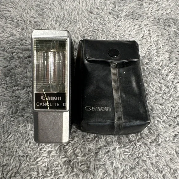 Canon Canolite D Camera Flash Compatible w/ Canonet 28 QL17 QL19 Untested