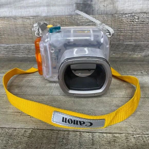 Canon Camera WP-DC21 Waterproof Case 40M/130ft Underwater Untested As Is