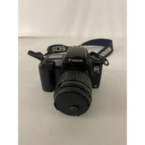 Vtg Canon EOS Rebel S 35mm SLR Film Camera with 35-105mm EF Lens Untested