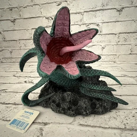 Top Fin Sea Monster Mouth Aquarium Ornament Aquatic Decor NWT