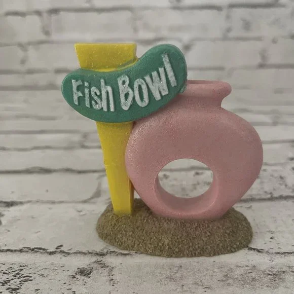 COPY - Top Fin Fish Bowl Aquarium Ornament Aquatic Decor NWT