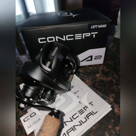 Concept Bait Caster Black. Left & Right Hand