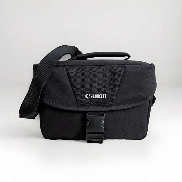 Canon 100ES Carry Shoulder Bag Black Nylon Gadget Camera Photography DSLR Bag