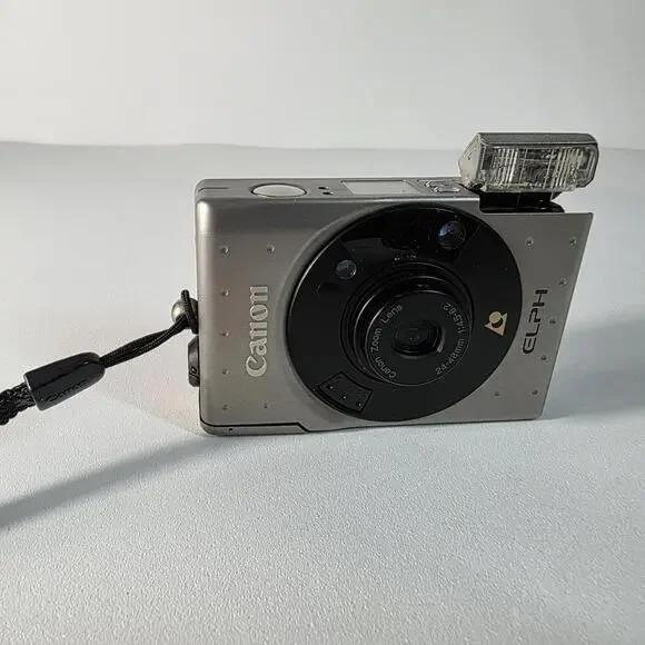 Canon ELPH 24-48mm Film Point & Shoot Film Camera Tested & Working W/ Battery