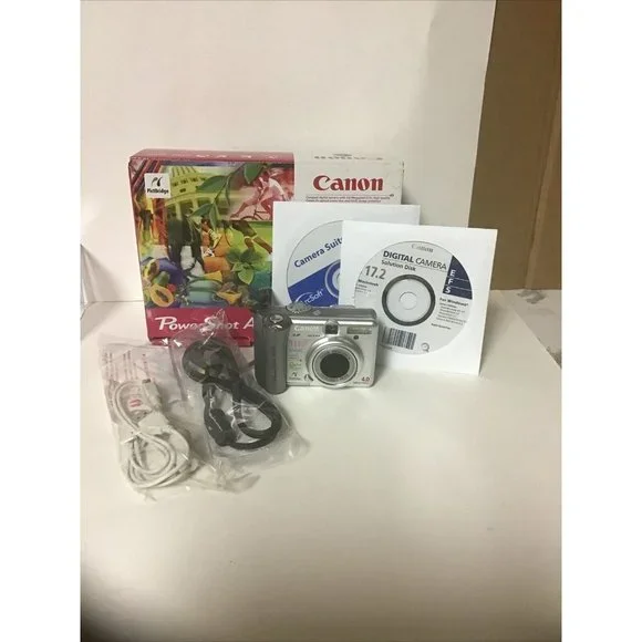 Canon Powershot A85, Faulty Display, Powers Up, Flashes, No Memory Card