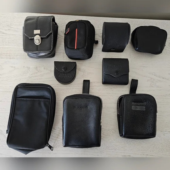9 Camera Lens Cases Body Flash Canon, Pentax Honeywell Rollei Case Logic