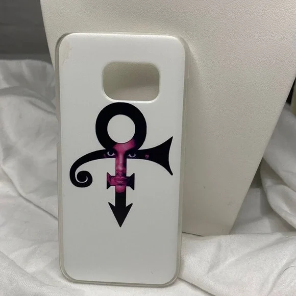 Prince Phone Case for S7 Symbol Graphic White Cover Unique‎ Style Artist Music