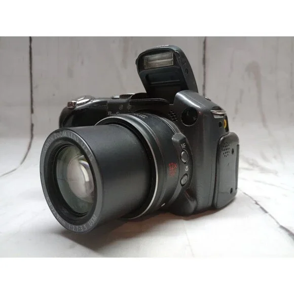 Canon PowerShot S3 IS Black 6.0MP Digital Camera As Is For Parts Only
