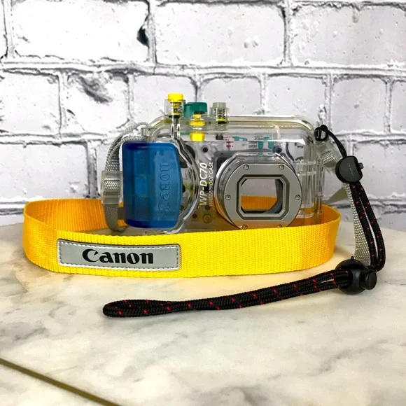 Canon WP-DC70 Waterproof Case 40M/130ft. See Through Underwater Camera Protector
