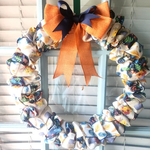 Fall door wreath