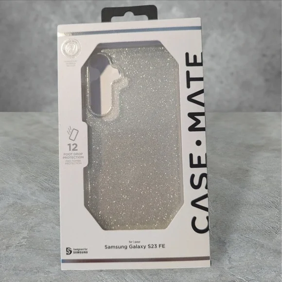 L3. Case-Mate Case For Samsung Galaxy S23 FE‎ In Sheer Crystal Gold