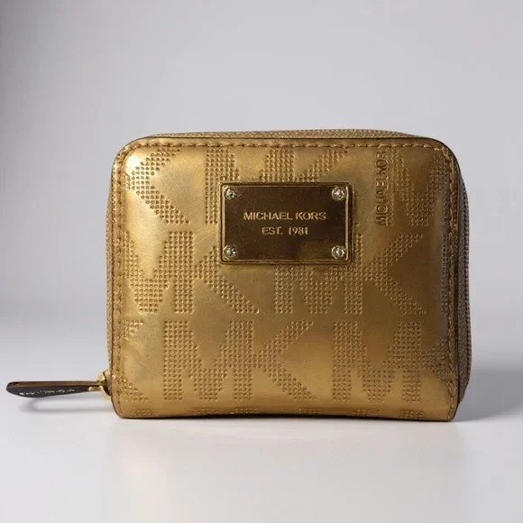 MICHAEL KORS ZIPPERED BILFOLD‎ WALLET