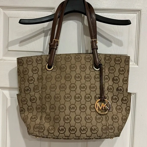 Michael Kors two handle purse brown/tan