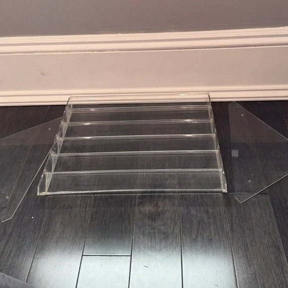Clear Acrylic Display Stand for Nail Polish, Makeup, etc Womens Home Girls