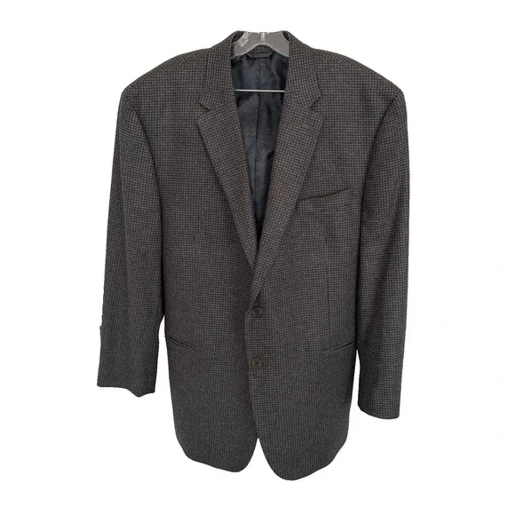 Ralph Lauren Gray Wool Cashmere Blazer Sport Coat Men's Size 46R