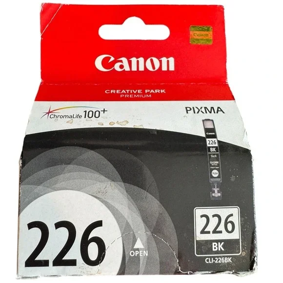 Canon‎ CLI-226BK Black Ink Tank PIXMA IP4820 MG5220 IX6520 Genuine 4546B001 NIB