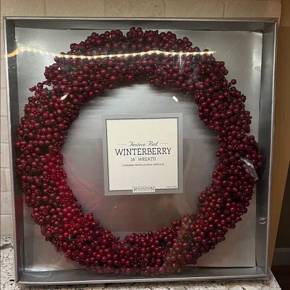 Festive Red Wreath