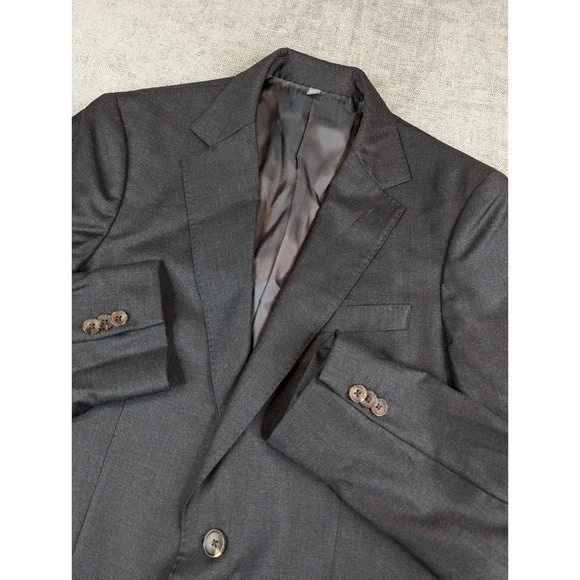 Bonobos Blazer Mens 38L Slim Fit Wool Cashmere Vitale Barberis Canonico Jacket