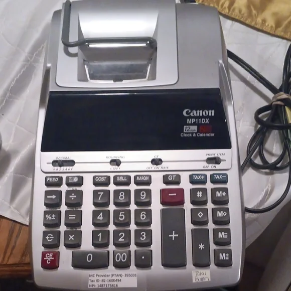 Canon MP11DX Silver Calculator