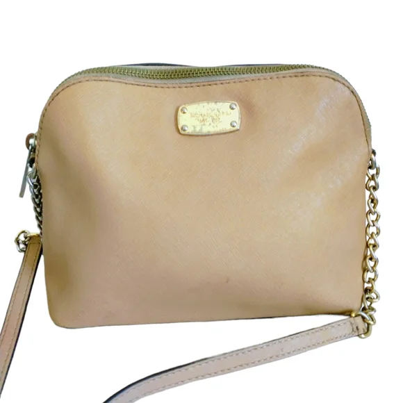 Michael Kors Cindy Dome Leather Crossbody Bag