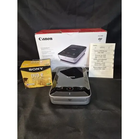 Canon DW-100 DVD Burner For Canon Hard Drive and Flash Memory Based Camcorders