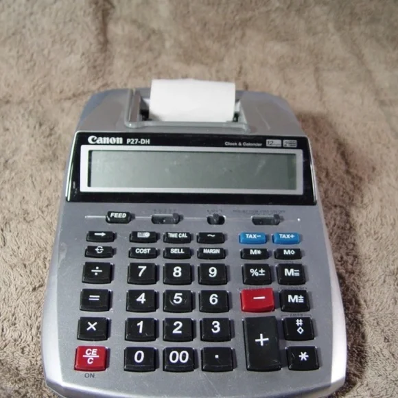 Canon P27-DH Printing Calculator Works!
