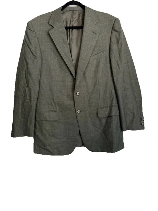 Ermenegildo Zegna Olive Green Notch Lapel Sport Coat 100% Wool