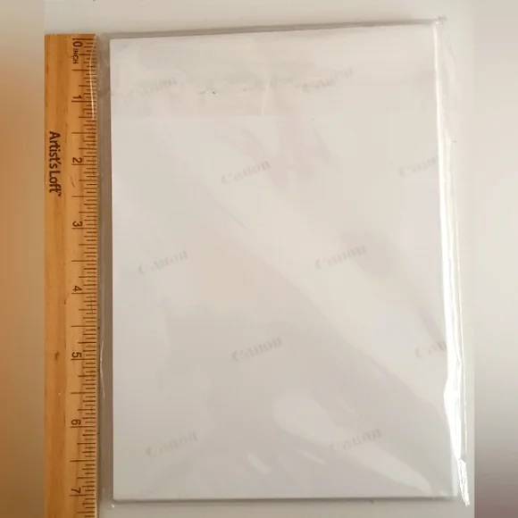 19 x Canon White Glossy Photo Paper