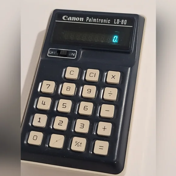 Vintage Canon palmatronic LD-80 calculator