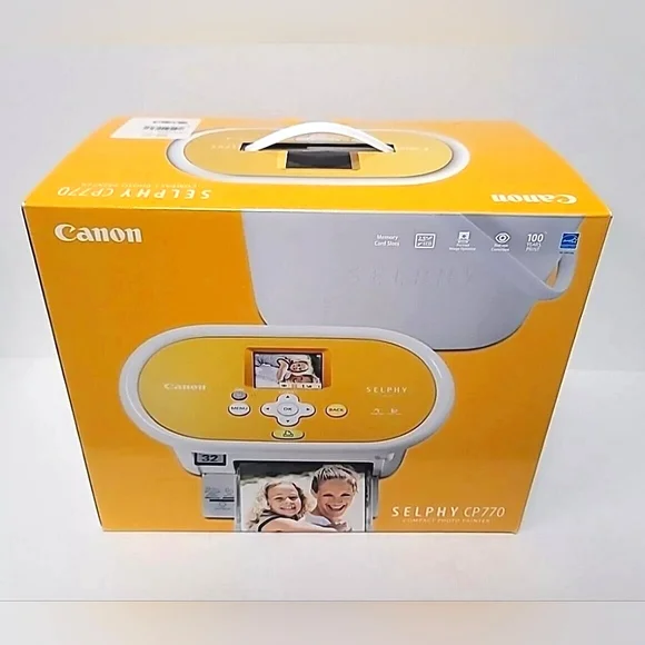 NIB Canon SELPHY CP770 Compact Portable Photo Printer